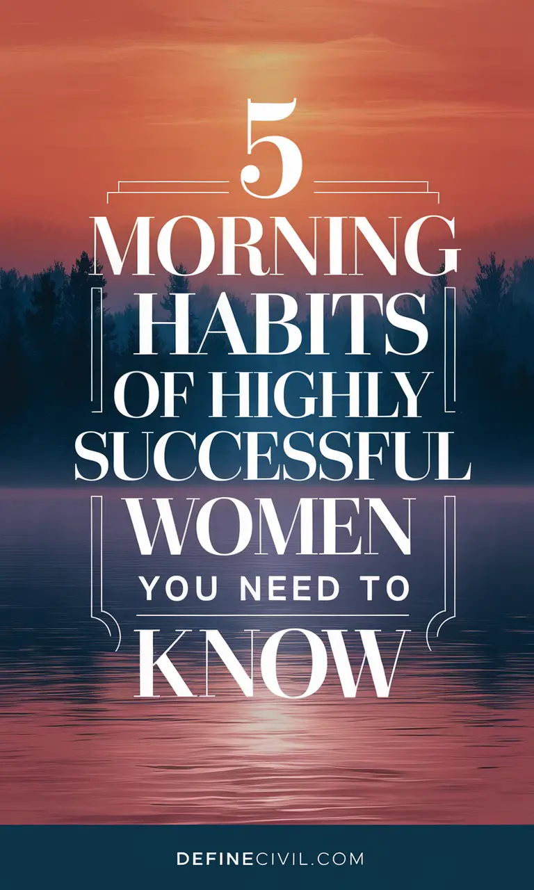 5 Morning Routines of Successful Women Entrepreneurs