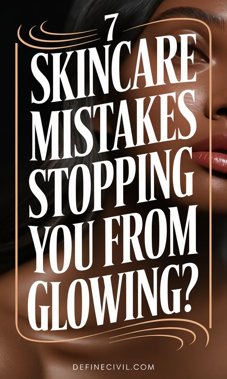 7 Skincare Mistakes That Ruin Your Glow