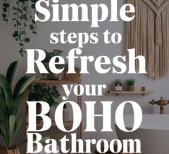 Boho Bathroom Refresh