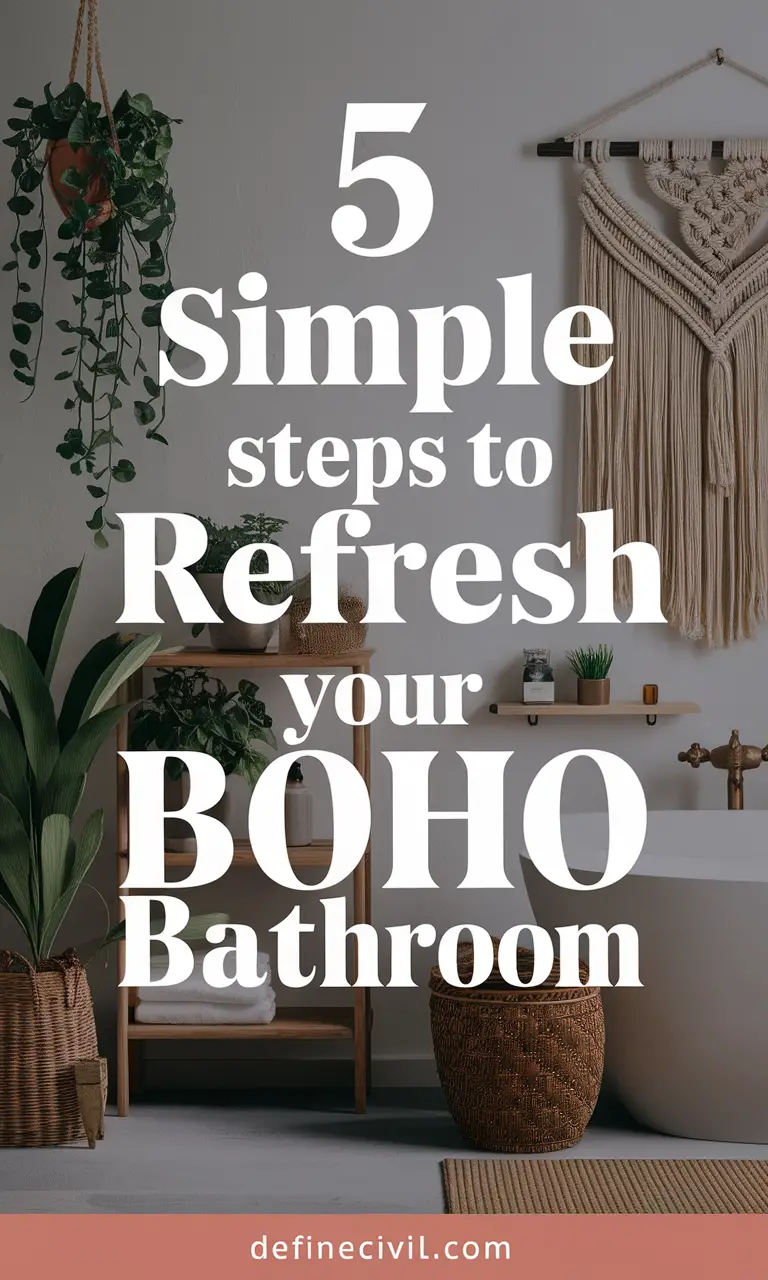 Boho Bathroom Refresh