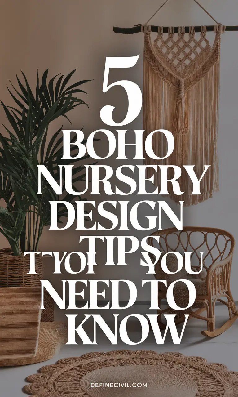 Boho Nursery Design Tips
