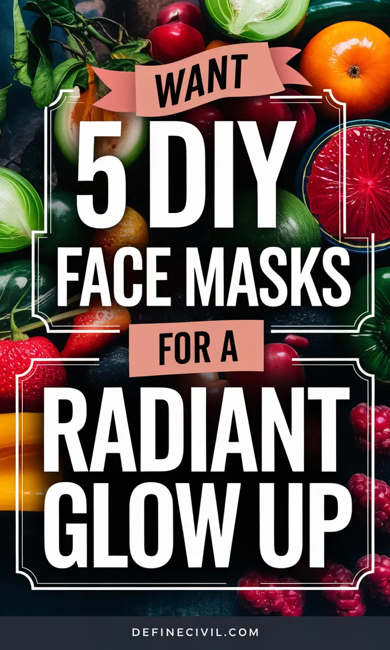 DIY Face Masks for the Ultimate Glow Up
