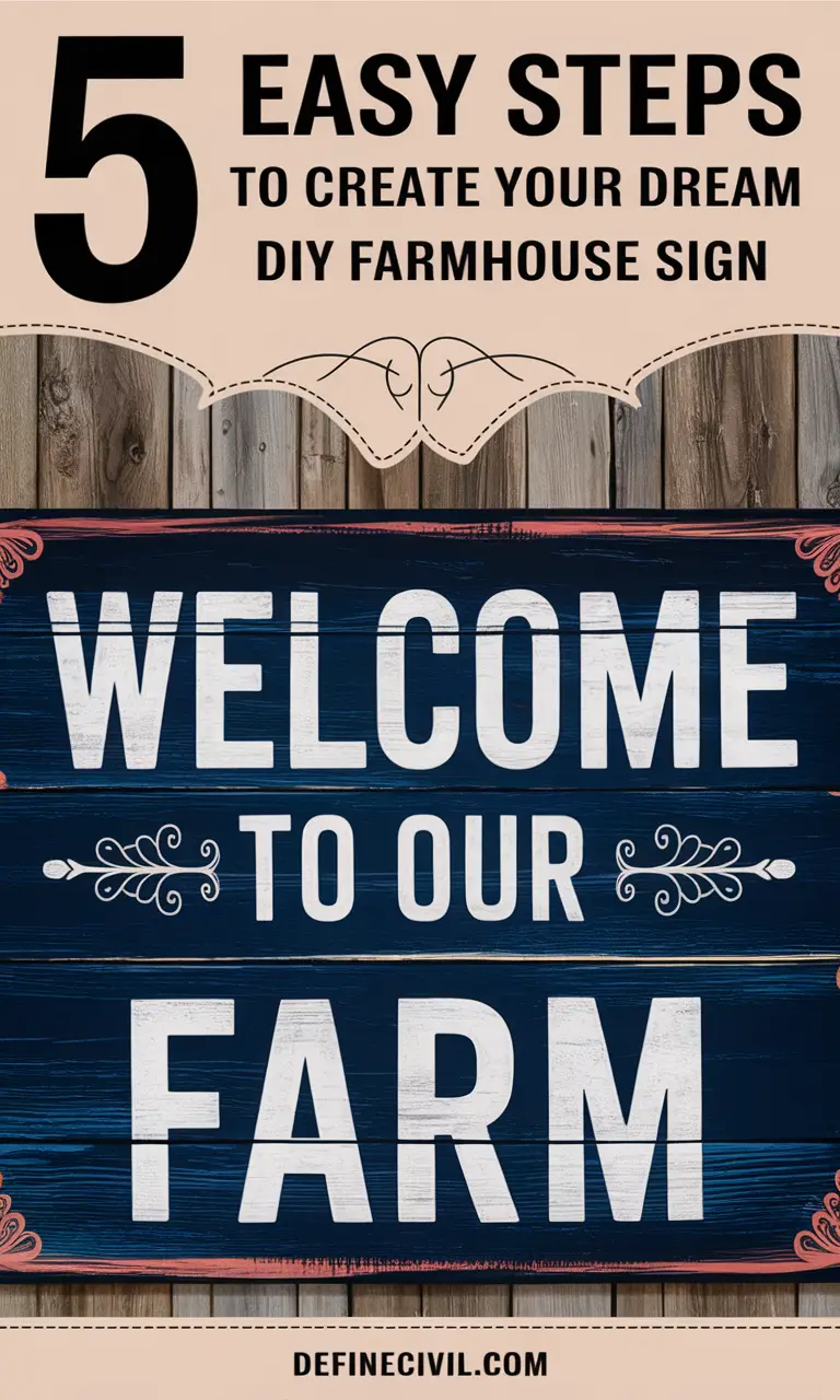 DIY Farmhouse Sign from Scrap Wood