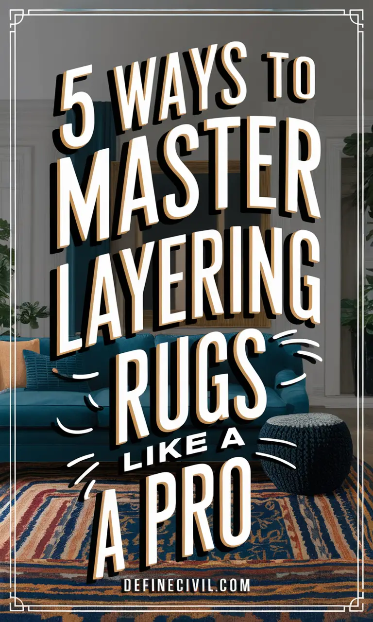 Layering Rugs Like a Pro