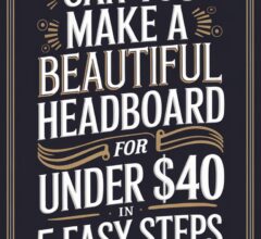 Make Your Own Headboard for Under $40