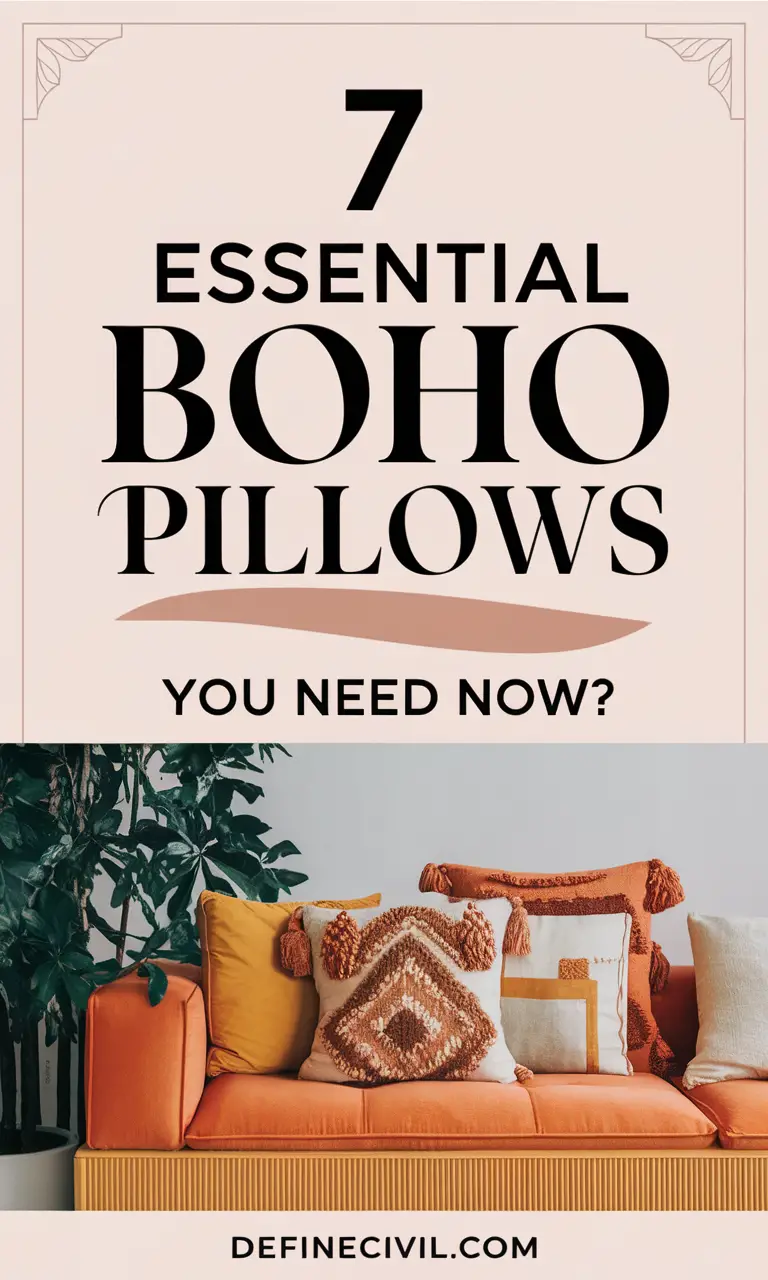 Must-Have Boho Throw Pillows