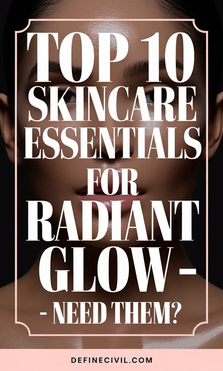 Top 10 Skincare Products for a Natural Glow