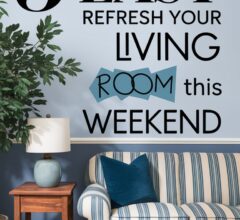 Weekend Living Room Refresh