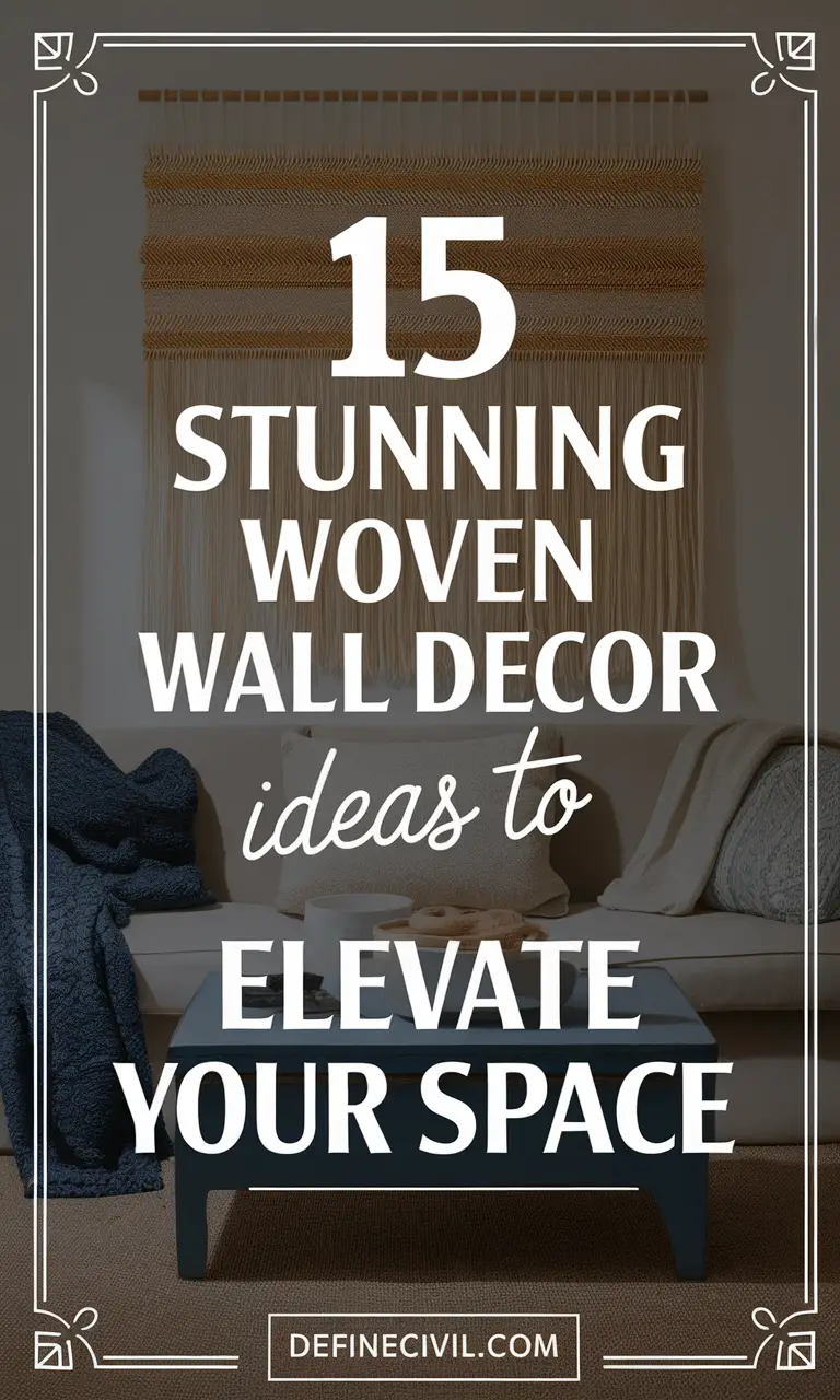 Woven Wall Decor Ideas