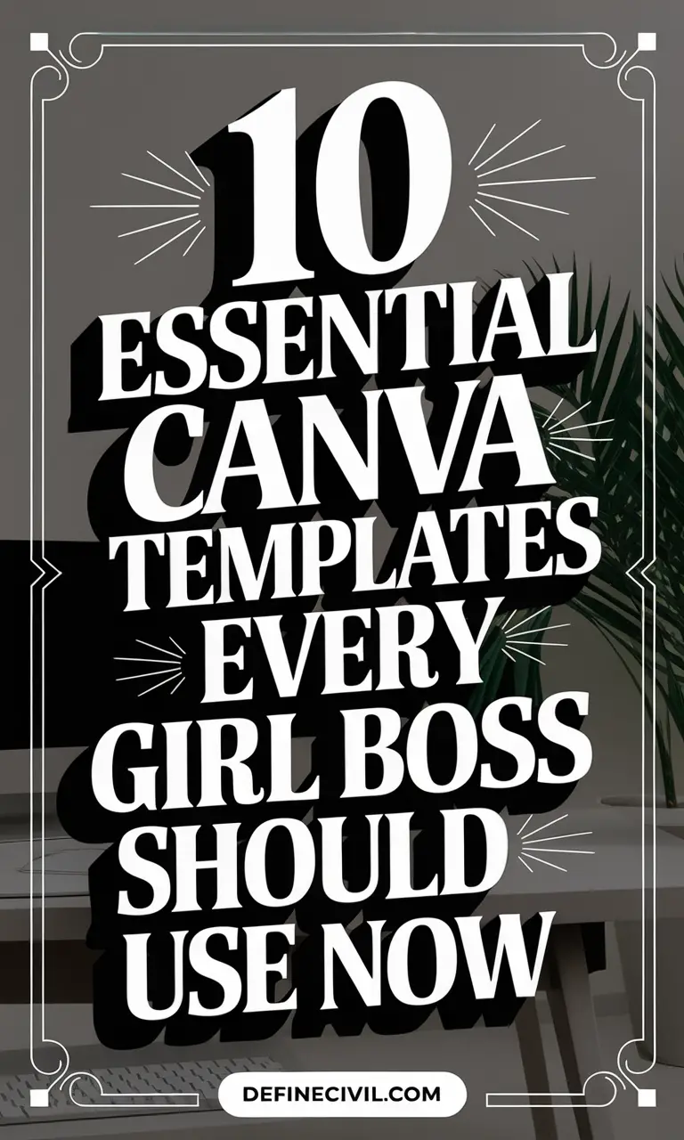 10 Canva Templates Every Girl Boss Needs