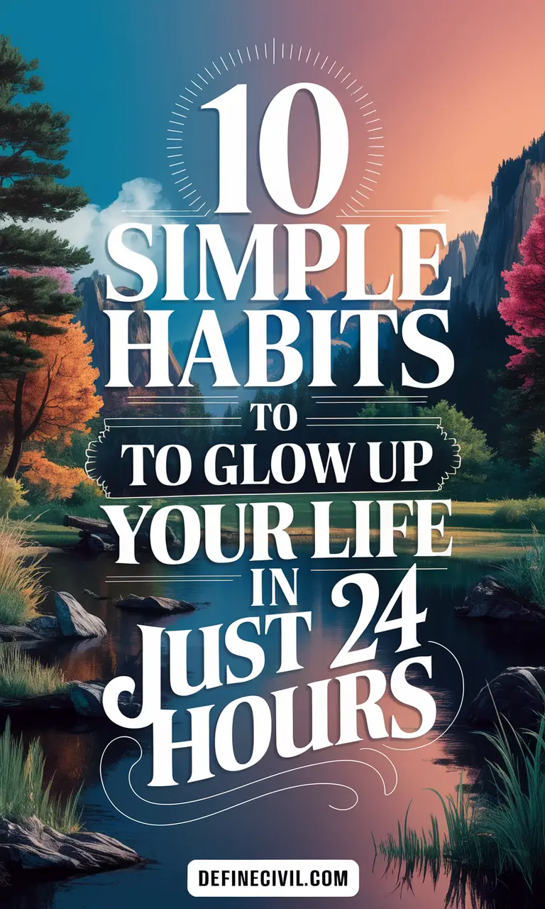 10 Easy Glow-Up Habits to Start Today