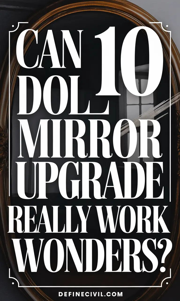 $10 Mirror Upgrade Trick