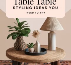 Boho Coffee Table Styling