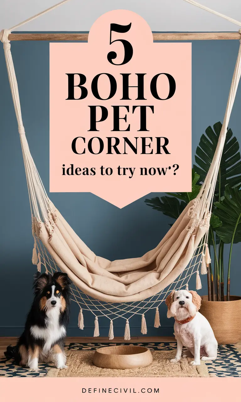 Boho Pet Corner Styling