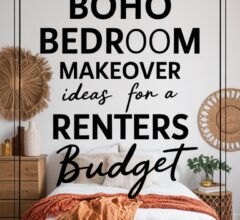 Boho Renter-Friendly Bedroom Ideas