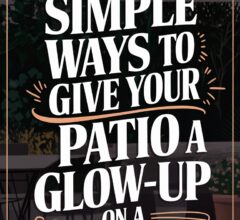 Cheap Outdoor Patio Glow-Up
