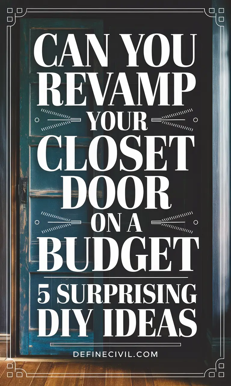 DIY Closet Door Makeover