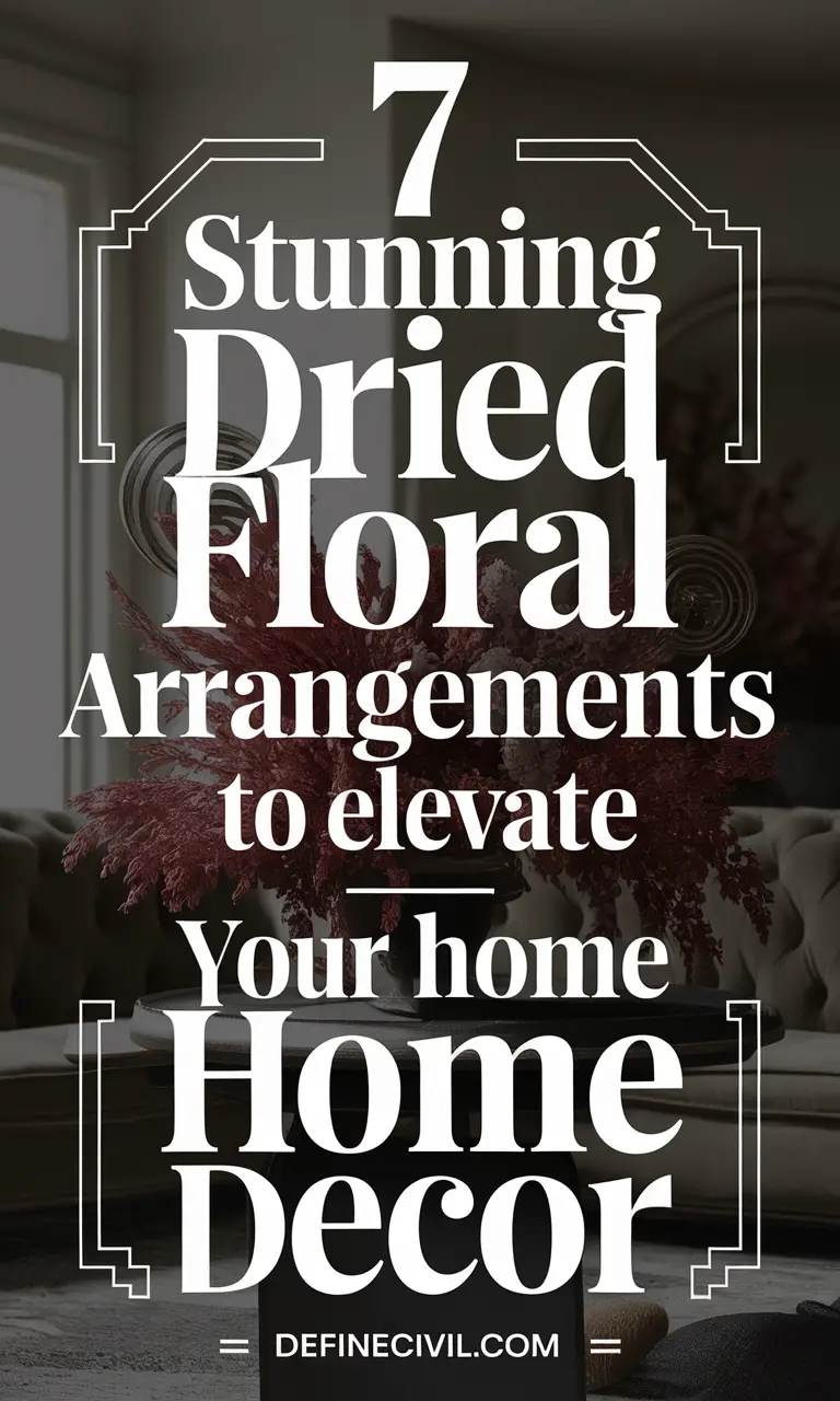 Dried Floral Arrangements