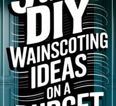 Easy DIY Wainscoting Wall