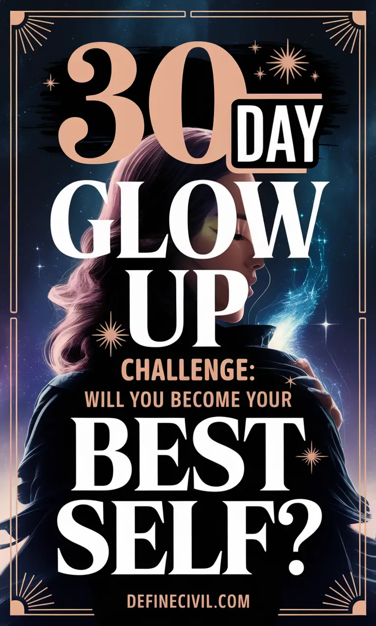 Glow-Up Challenge: 30 Days to Your Best Self