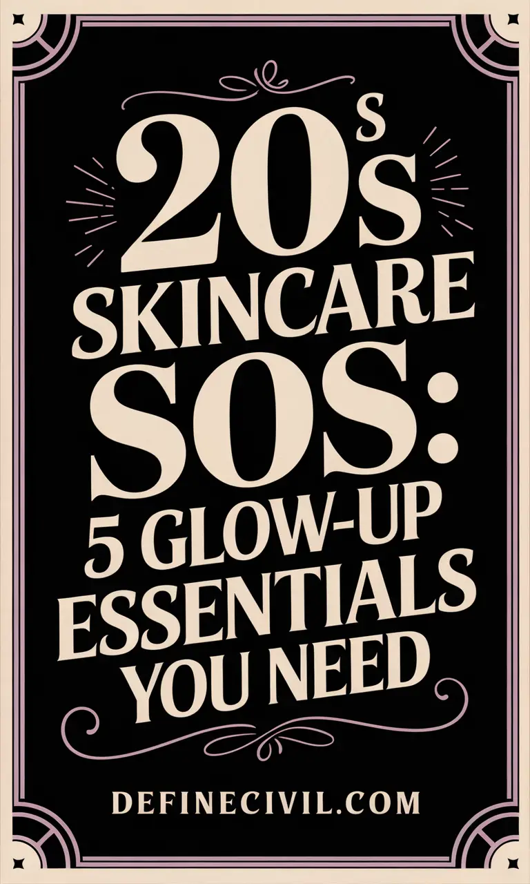 Glow-Up Skincare Essentials for Your 20s