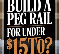 How I Made a Peg Rail for Under $15