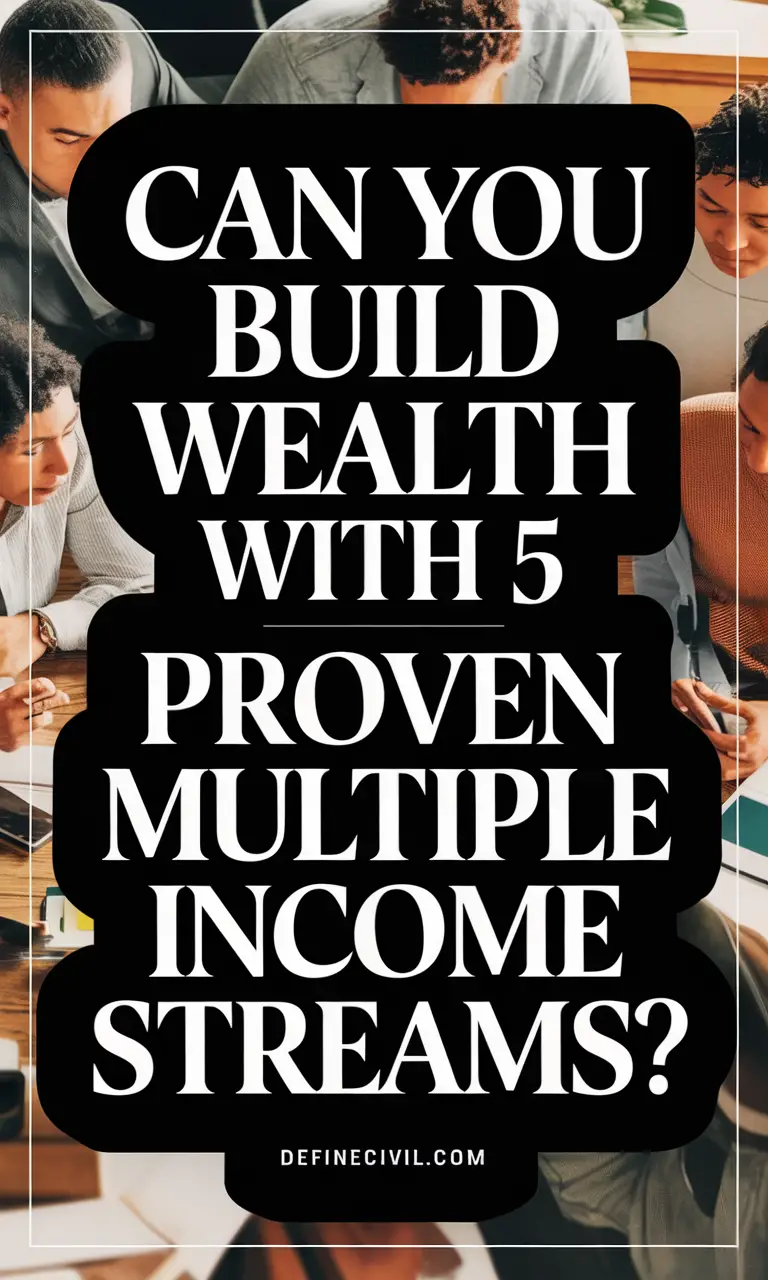 How to Build Wealth with Multiple Income Streams