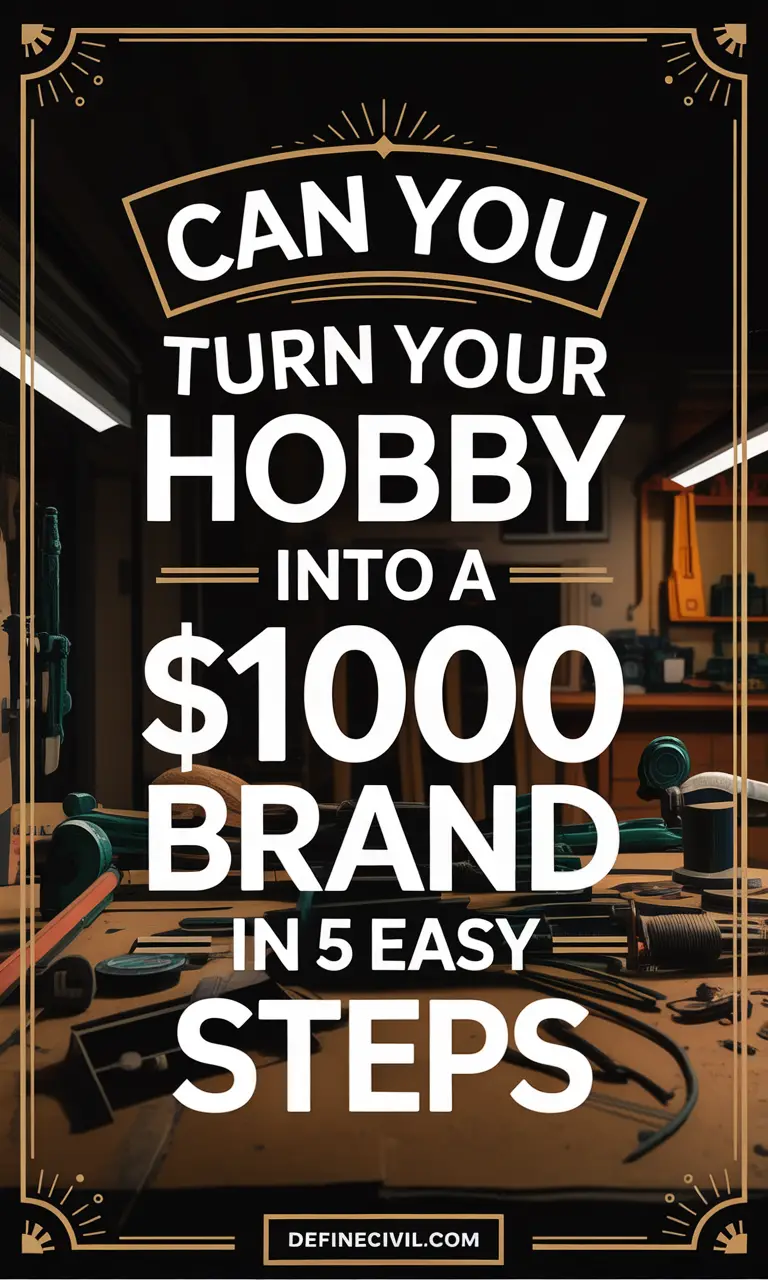 How to Turn Your Passion Into a Profitable Brand
