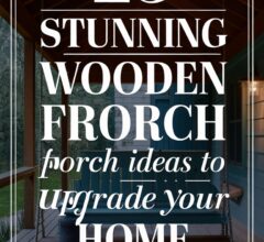 Inspiring Wooden Front Porch Design And Ideas