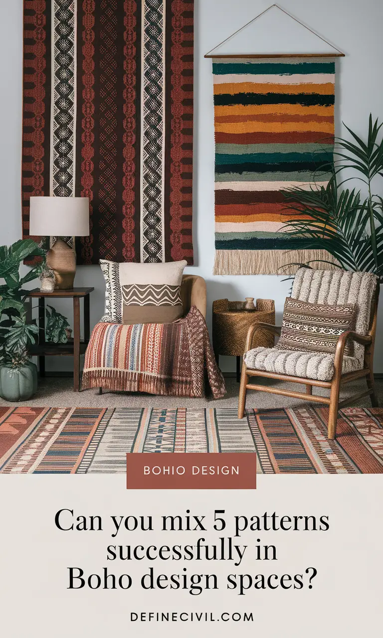 Mixing Patterns in Boho Design