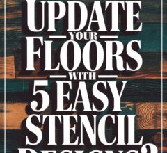Painted Floor Stencil Tutorial