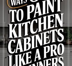Painted Kitchen Cabinets for Beginners