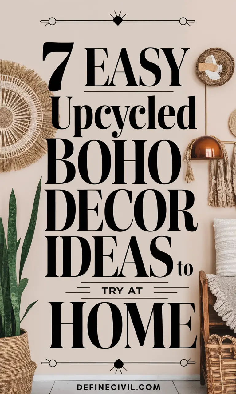 Upcycled Boho Decor Projects