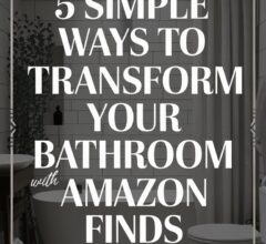 Bathroom Glow-Up with Amazon Finds