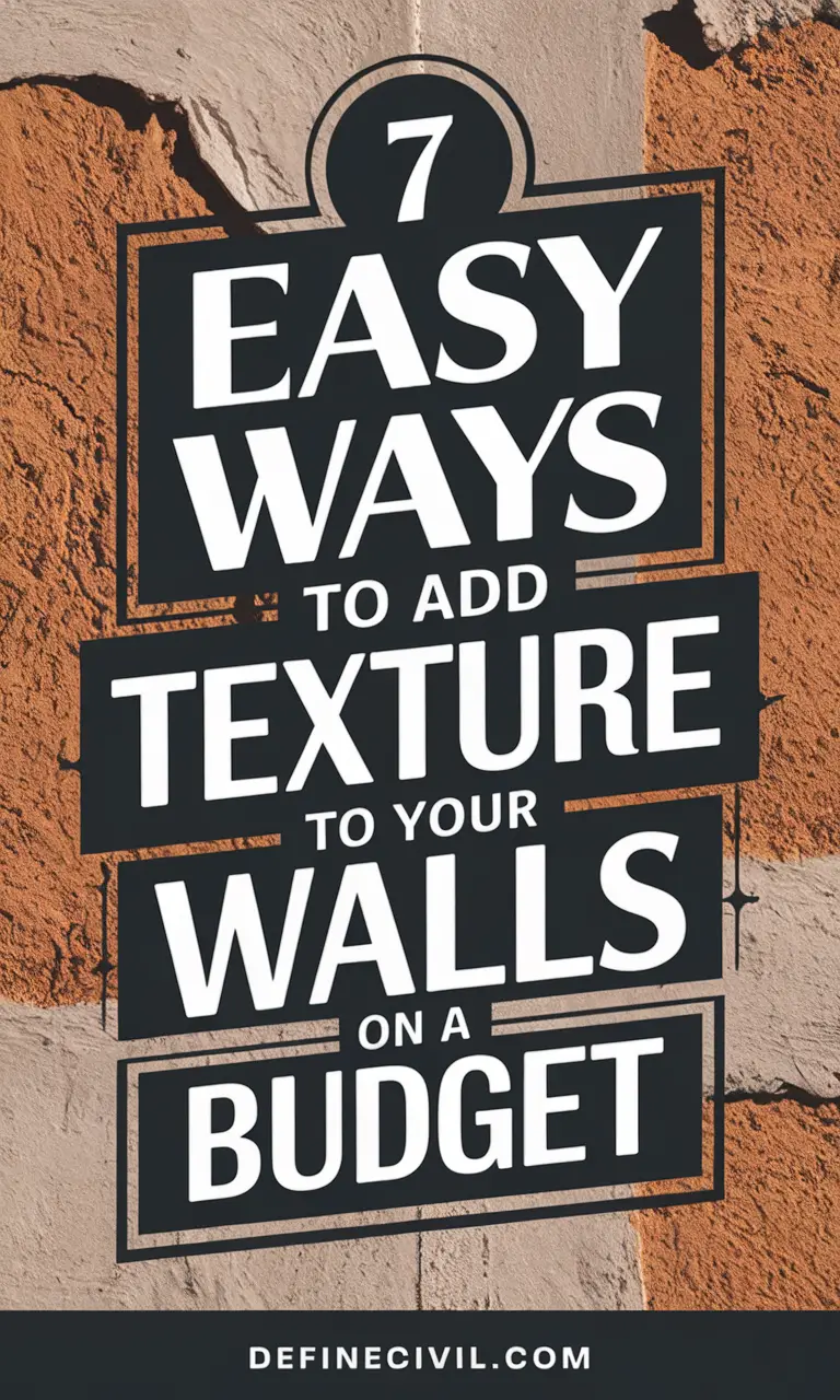 Cheap Ways to Add Texture to Your Walls