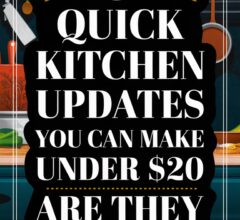 Quick Kitchen Updates Under $20